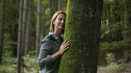 Auszeit im Wald in Bad Waltersdorf | © STG | Punkt & Komma