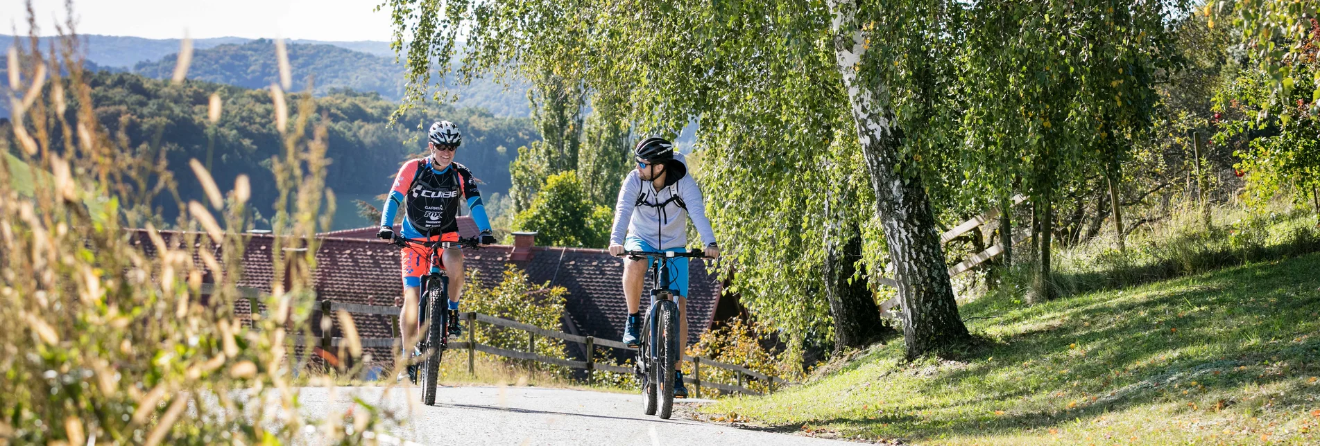 Bergauf, bergab für sportlich Ambitionierte | © Thermen- & Vulkanland | Harald Eisenberger