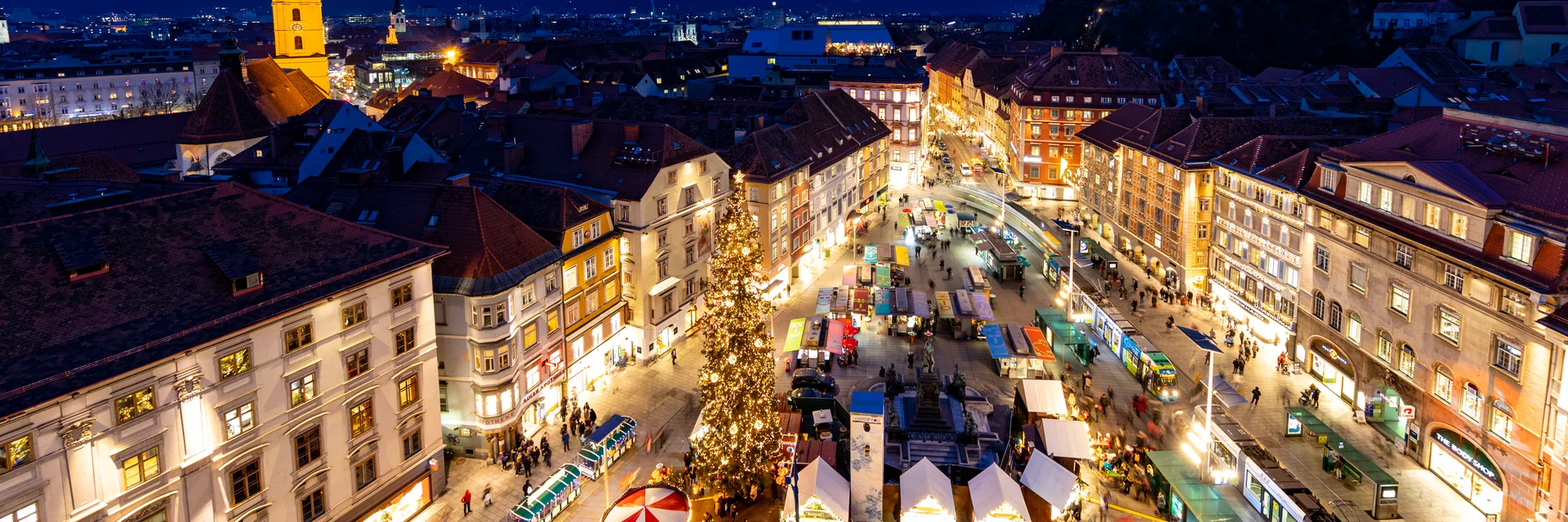 Adventmarkt Hauptplatz Graz | © Graz Tourismus | Harry Schiffer | © Graz Tourismus