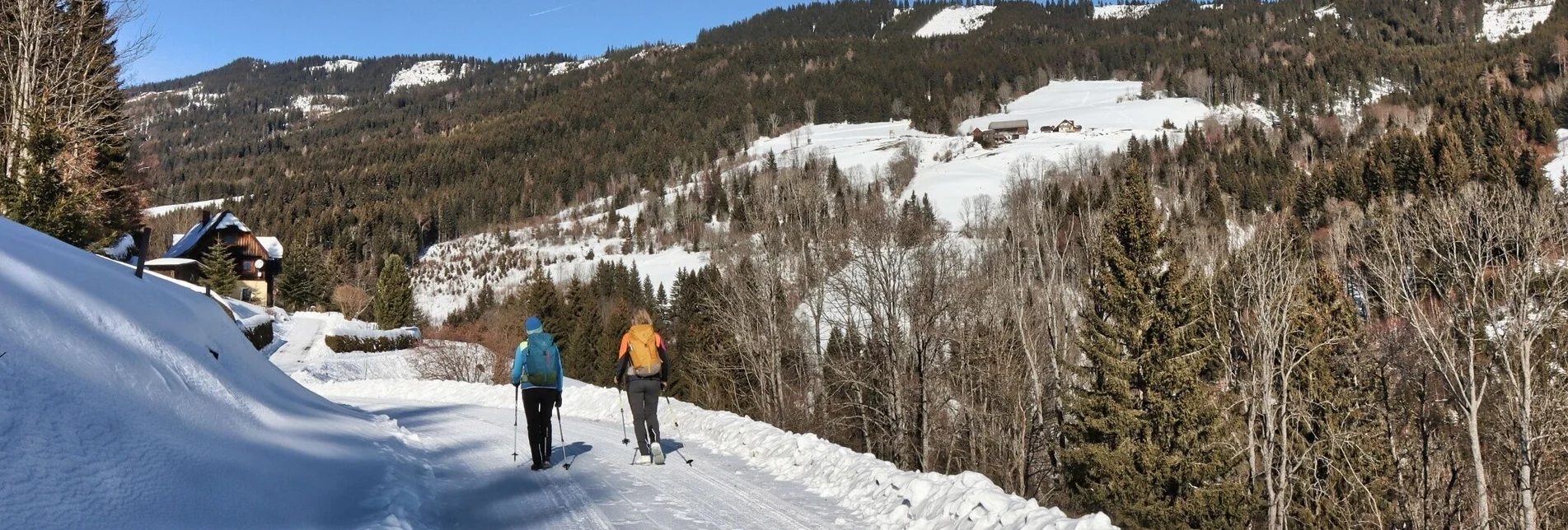 Winterwandern Von Kalwang nach Wald am Schoberpaß mit dem Liesingtal im Blick - Touren-Impression #1 | © Weges OG