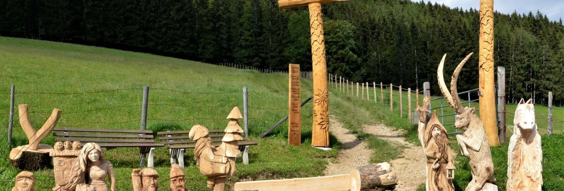 Theme path Wooden sculpture trail, Nechnitz - Touren-Impression #1 | © Oststeiermark Tourismus