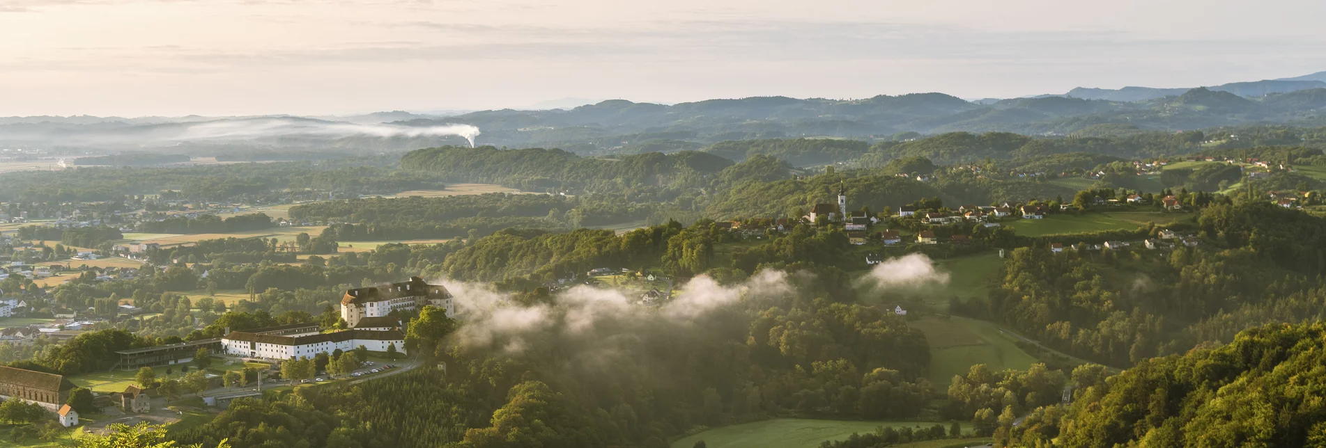 View of Seggau Castle and Frauenberg pilgrimage church | © Steiermark Tourismus | Wolfgang Jauk