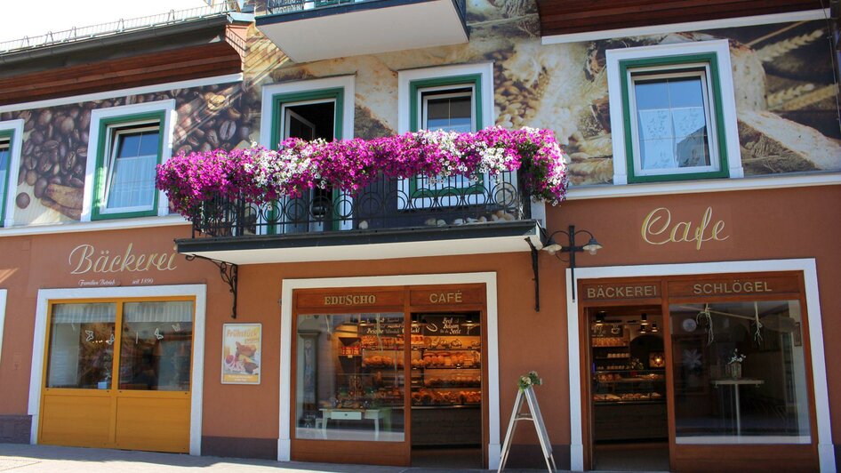 Café Bäckerei Schlögel, Bad Aussee, Außenansicht | © TVB Ausseerland - Salzkammergut_Viola Lechner