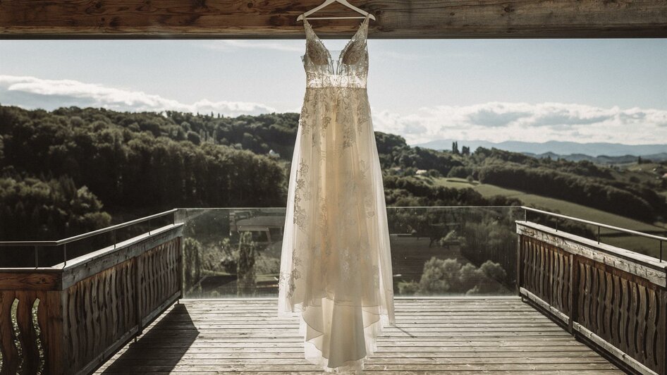 Weingut Georgiberg Brautkleid | © Weingut Georgiberg | Christine Wiener