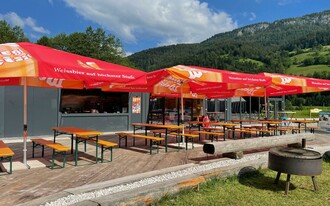 Auszeit Ausseerland, Tauplitz, snack bar at the Kulm | © Auszeit Ausseerland