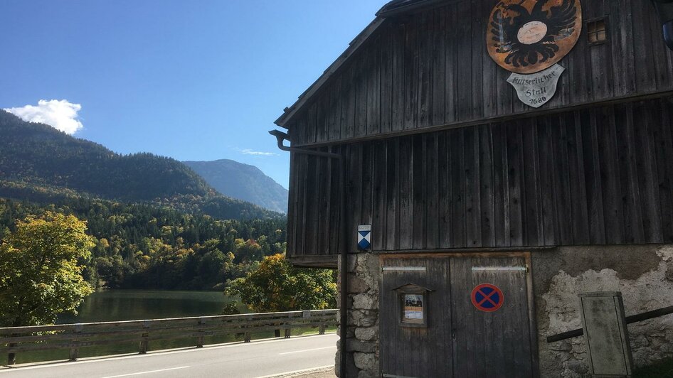 Kaiserlicher Stall, Grundlsee, Eingang | © Waltraud Loitzl