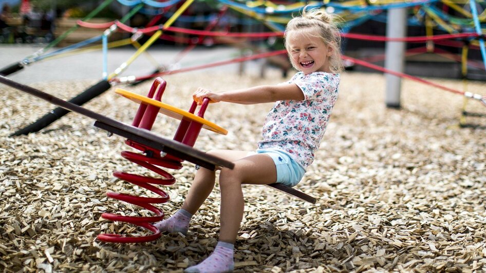 Kinderspielplatz, Altaussee, Loser, Wippe | © TVB Ausseerland - Salzkammergut-Tom Lamm