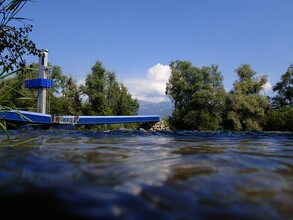 Schwimmende-Murbrücke-Ansicht1-Murtal-Steiermark | © Erlebnisregion Murtal