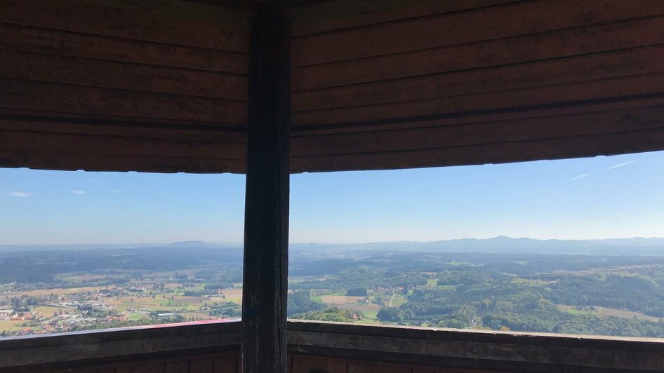 Stainzer Warte Fernblick | © Schilcherland Steiermark