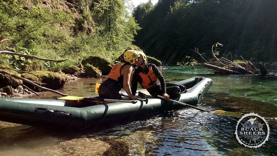 Die Salza erlebt man am Besten auf dem Wasser | © Black Sheeps Adventures KG