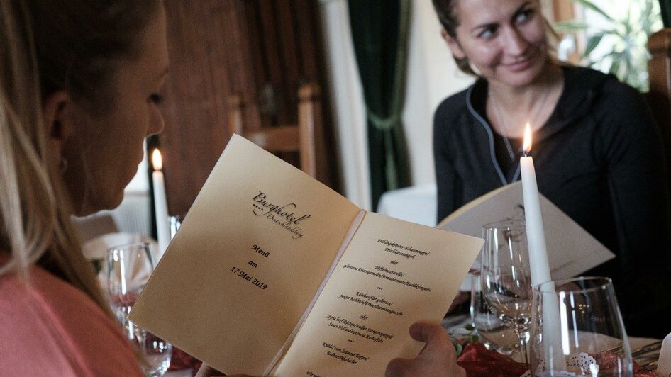 Gourmetabend im Burgrestaurant | © Schilcherland Steiermark