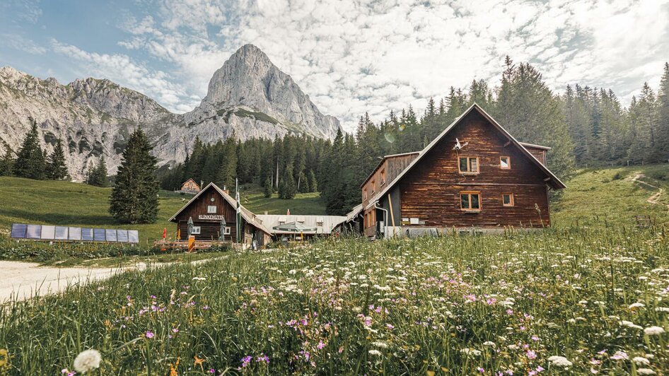 Die Klinkehütte auf 1.504 m | © Thomas Sattler