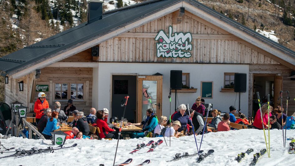 Almrauschhütte mit Sonnenterrasse