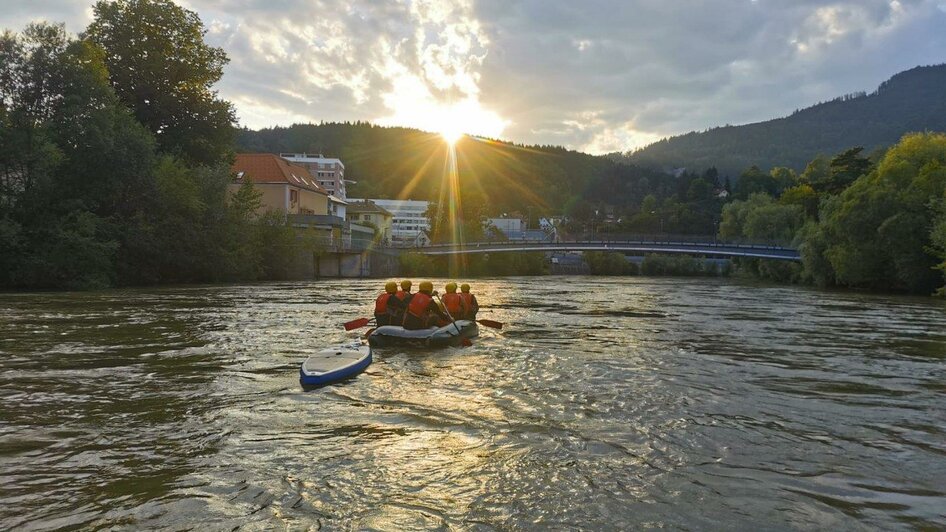 Flusswandern auf der Mur mit dem LE Bootshaus | © LE Bootshaus