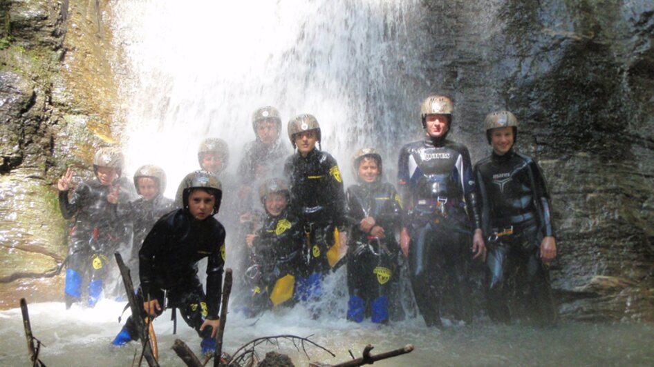 Canyoning bei Dachstein Tauern Adventure.